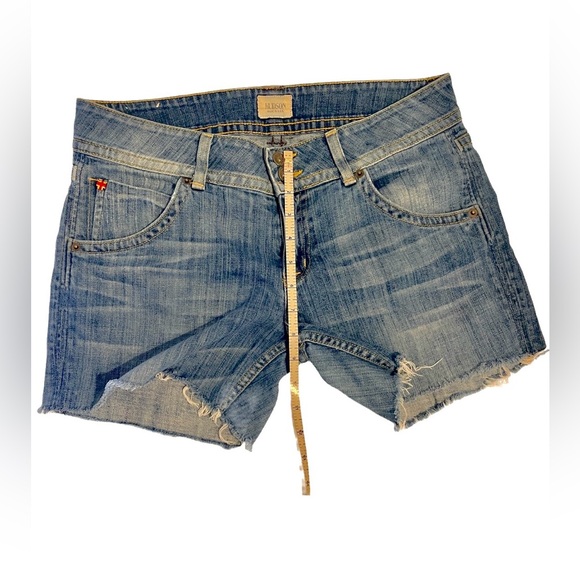 Hudson cut off jean denim shorts Size 31 - 4” inseam - Picture 8 of 9